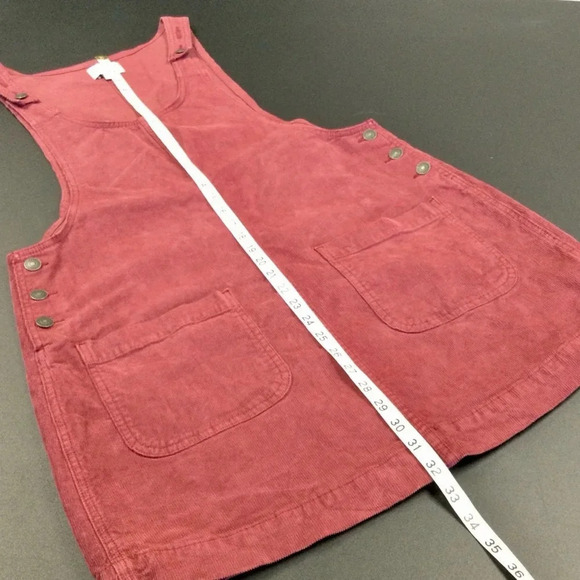 Women's American Eagle Burgundy Overall Dress Size M - Picture 4 of 10